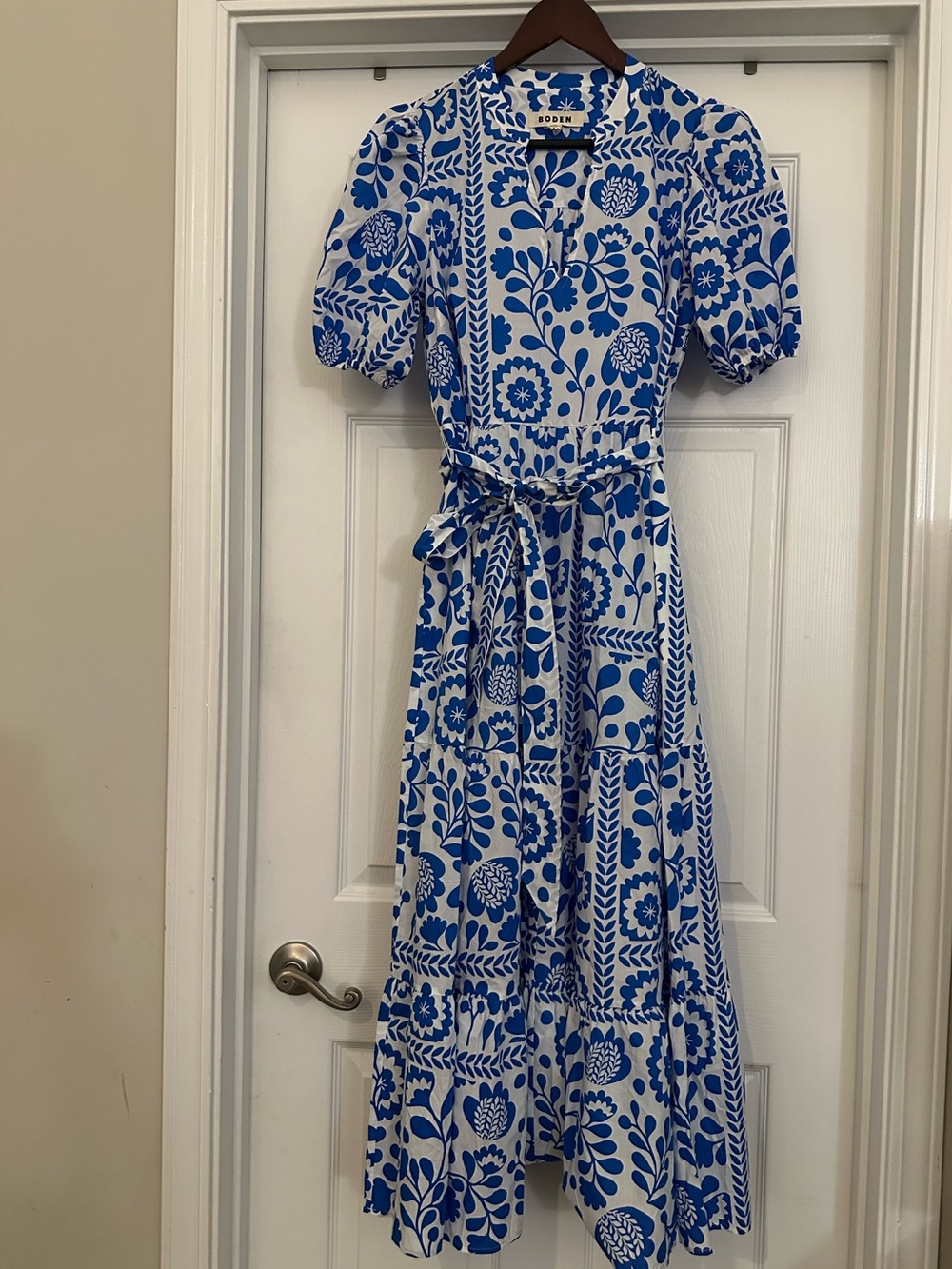 Boden Christabel Cotton Maxi Dress size 8